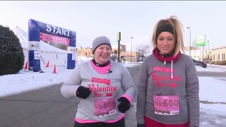 Running for Chocolate: Seroogy's Valentine Run brought out runners even in the freezing temperatures