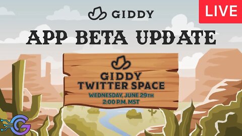Giddy App Beta Update AMA | LIVE | Twitter Space