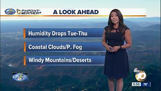 10News Pinpoint Weather with Meteorologist Angelica Campos