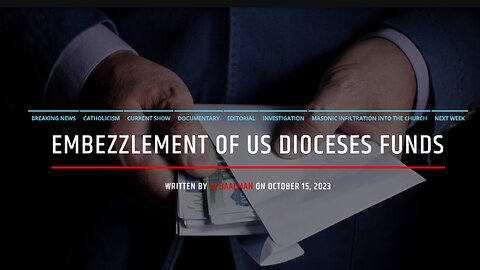 Embezzlement Of US Diocese Funds