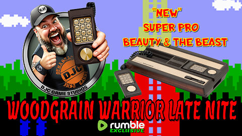 WoodGrain Warrior Late Nite - Retro Gaming LIVE with DJC - Intellivision Home Brews