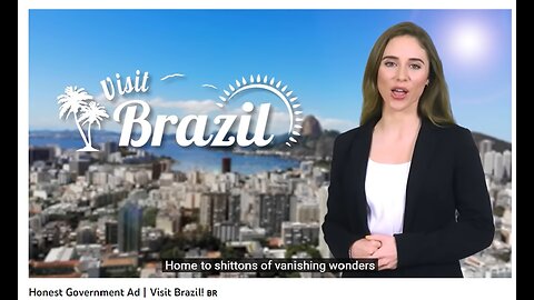 Honest Government Ad | Visit Brazil! 🇧🇷