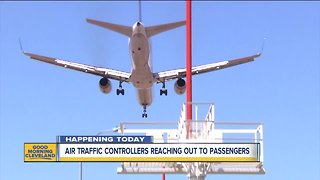 Shutdown Day 25: Air traffic controllers reaching out to passengers