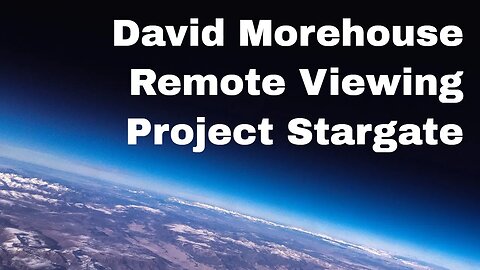 David Morehouse Remote Viewing Course, Project Stargate