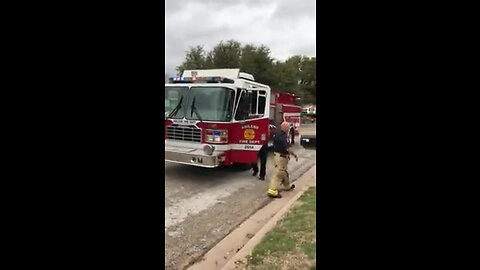 Firemen Visit Son Of Deployed Solder And Gift Him With The Best Surprise Ever!