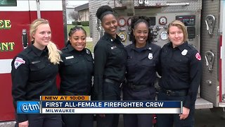All-women Milwaukee fire crew makes history on their shift