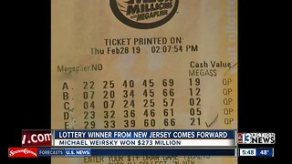 Lottery winner comes forward