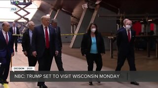 Report: Trump to visit Wisconsin on Monday to counter DNC