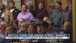 Community concerned over plans for Cross Street Market