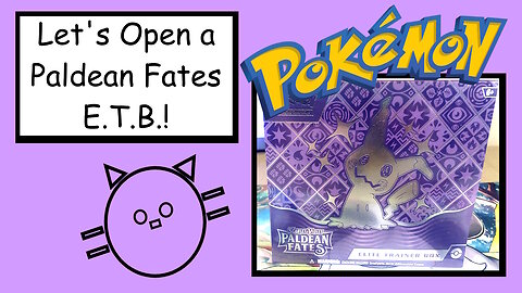 Paldean Fates ETB Opening!