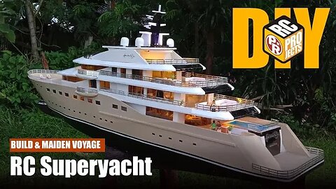 Making Big RC Yacht Boat with Foam