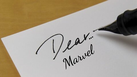 Dear... Marvel