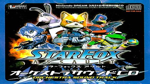 Star Fox Assault Orchestra Soundtrack CD Album.