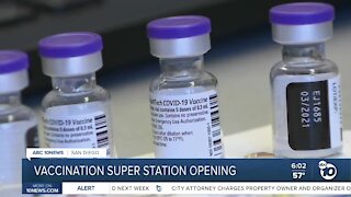 San Diego County vaccination 'super station' opening