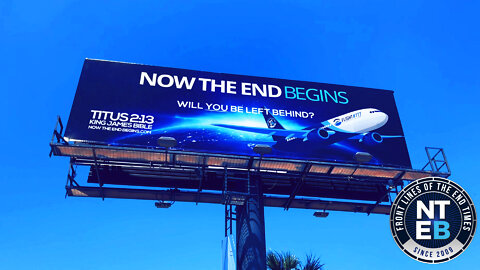 NTEB Witness Billboard #3 Rises Up Over Saint Augustine Beach