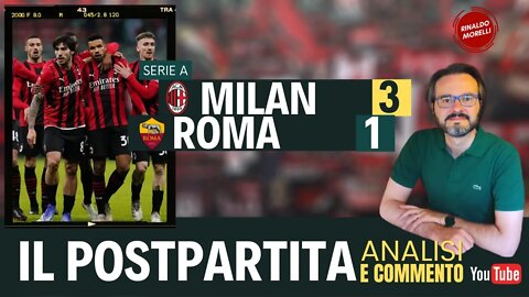 MILAN-ROMA 3-1, il postpartita 06-01-2022