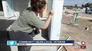 Habitat For Humanity along with community helped build homes for families