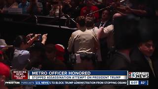 Officers honored for stopping Trump assassination attempt