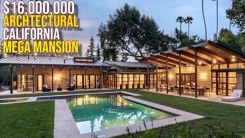 Touring $16,000,000 Architectural Mega Mansion in California