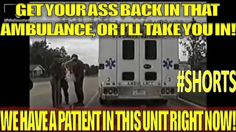 Get Your Ass Back In That Ambulance! | OHP Trooper Altercation With EMT In 2009 | #Shorts