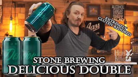 STONE DELICIOUS DOUBLE IPA - EXTREMELY GLUTEN REDUCED
