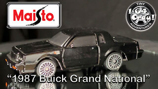 “1987 Buick Grand National”- in Black- Model by Maisto