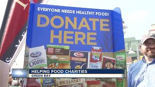 Food drive held at Packers game before kick-off