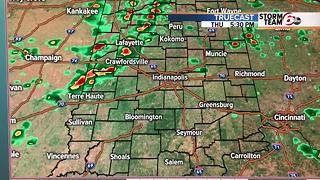 Scattered storms through tomorrow morning