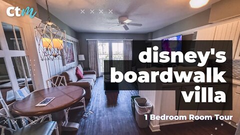 Disney's Boardwalk Villa 1 Bedroom Room Tour
