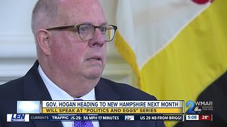 Hogan will speak at "Politics & Eggs" in New Hampshire