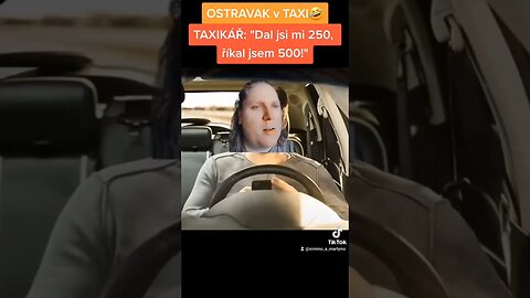 Když OSTRAVAK jede v TAXI 🤣 #funny