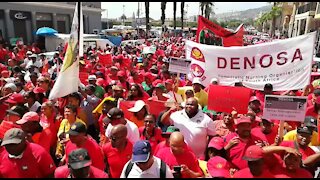 SOUTH AFRICA - Cape Town - Cosatu March (Video) (2GX)