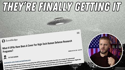 Journalists FINALLY Asking Deeper Questions About UFOs (Kind Of)