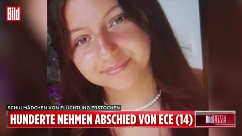 Hunderte nehmen Abschied von ermordeter Ece †14 Illerkirchberg