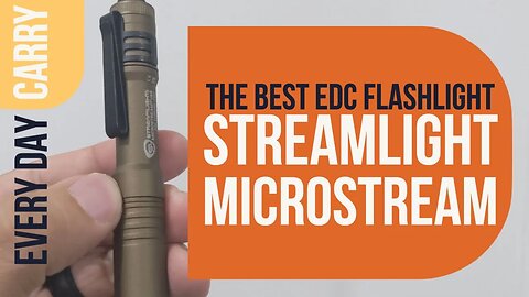 Best Tiny EDC Flashlight (Every Day Carry) Streamlight Microstream Review