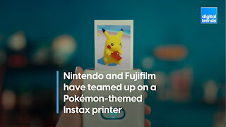 Nintendo and Fujifilm release a Pokémon themed Instax printer