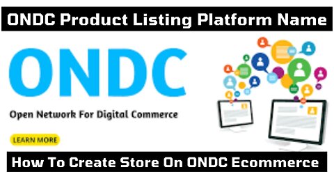ONDC Product Listing Platform