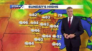 Hot and humid Memorial Day weekend