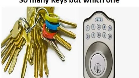 So Many Keys but Only One Lock