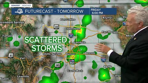 Denver weather: Afternoon storms possible Friday