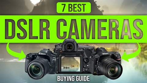 BEST DSLR CAMERAS: 7 Dslr Cameras (2022 Buying Guide)