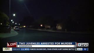 2 Henderson juveniles arrested for murder