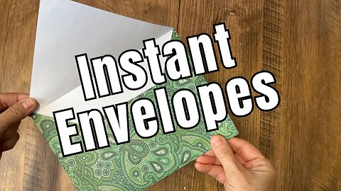 Last Minute Envelopes & Cards / DIY on the rush