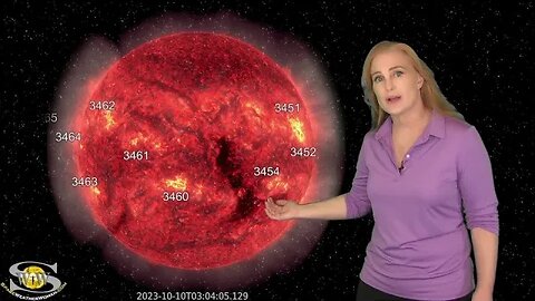 A Finger like Coronal Hole in the Earth-Strike Zone | Space Weather Outlook 12 October 2023