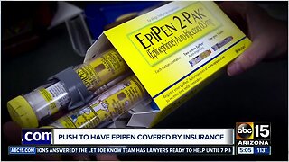 Nationwide push to have EpiPen covered by insurance