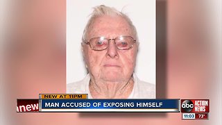 89-year-old man arrested for inappropriately touching himself in front of children in Pinellas Park