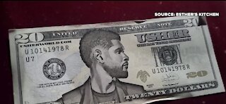 Usher accused of tipping with fake money