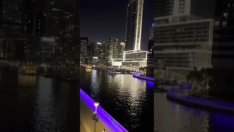 Marina Dubai Night View 🌙