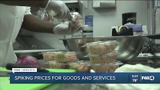 Spiking prices hurting small business