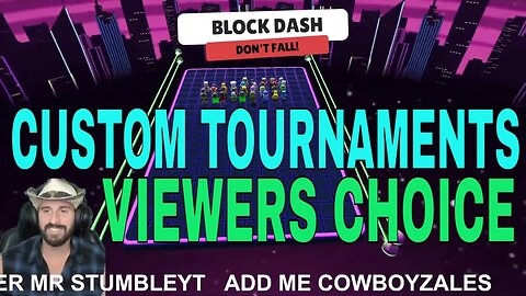 🔴 STUMBLE GUYS CUSTOM TOURNAMENTS LIVESTREAM- VIEWERS CHOICE #stumbleguyslive #unlimitedblockdash